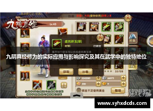 九阴真经修为的实际应用与影响探究及其在武学中的独特地位